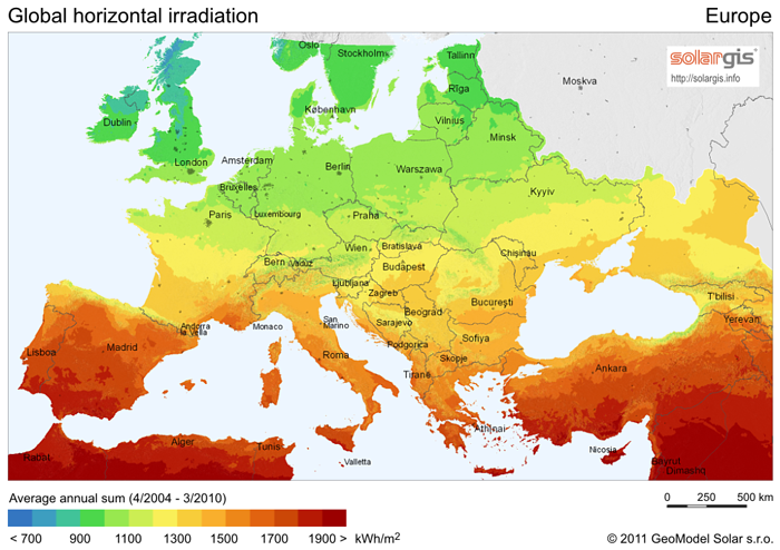 harta_solara_europa